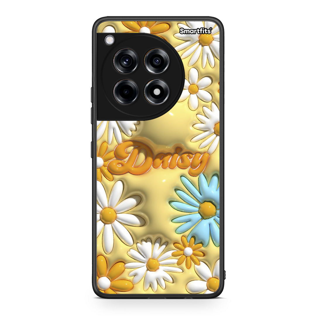 OnePlus 12 Bubble Daisies θήκη από τη Smartfits με σχέδιο στο πίσω μέρος και μαύρο περίβλημα | Smartphone case with colorful back and black bezels by Smartfits