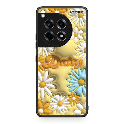 OnePlus 12 Bubble Daisies θήκη από τη Smartfits με σχέδιο στο πίσω μέρος και μαύρο περίβλημα | Smartphone case with colorful back and black bezels by Smartfits