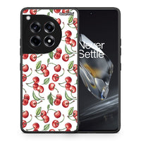 Thumbnail for Θήκη OnePlus 12 Cherry Summer από τη Smartfits με σχέδιο στο πίσω μέρος και μαύρο περίβλημα | OnePlus 12 Cherry Summer case with colorful back and black bezels