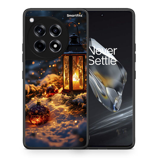 Θήκη OnePlus 12 Christmas Ornaments από τη Smartfits με σχέδιο στο πίσω μέρος και μαύρο περίβλημα | OnePlus 12 Christmas Ornaments case with colorful back and black bezels