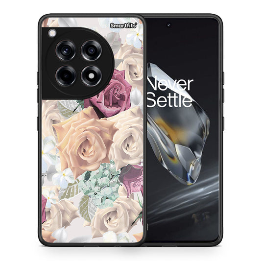 Θήκη OnePlus 12 Bouquet Floral από τη Smartfits με σχέδιο στο πίσω μέρος και μαύρο περίβλημα | OnePlus 12 Bouquet Floral case with colorful back and black bezels