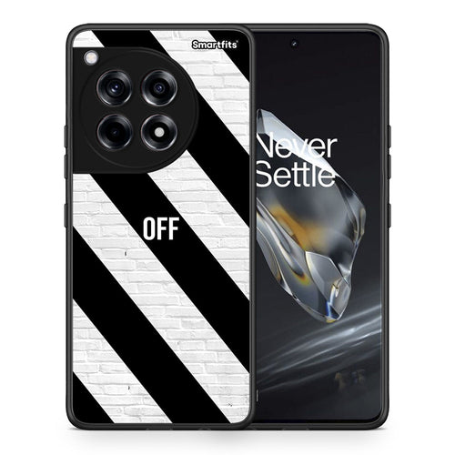 Θήκη OnePlus 12 Get Off από τη Smartfits με σχέδιο στο πίσω μέρος και μαύρο περίβλημα | OnePlus 12 Get Off case with colorful back and black bezels