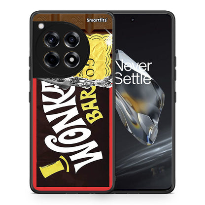 Θήκη OnePlus 12 Golden Ticket από τη Smartfits με σχέδιο στο πίσω μέρος και μαύρο περίβλημα | OnePlus 12 Golden Ticket case with colorful back and black bezels