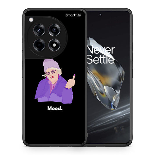 Θήκη OnePlus 12 Grandma Mood Black από τη Smartfits με σχέδιο στο πίσω μέρος και μαύρο περίβλημα | OnePlus 12 Grandma Mood Black case with colorful back and black bezels