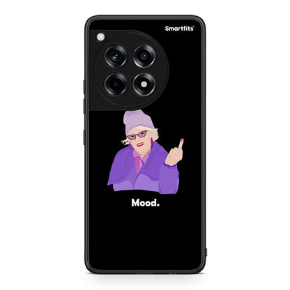 OnePlus 12 Grandma Mood Black θήκη από τη Smartfits με σχέδιο στο πίσω μέρος και μαύρο περίβλημα | Smartphone case with colorful back and black bezels by Smartfits
