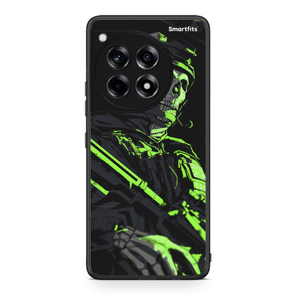 OnePlus 12 Green Soldier Θήκη Αγίου Βαλεντίνου από τη Smartfits με σχέδιο στο πίσω μέρος και μαύρο περίβλημα | Smartphone case with colorful back and black bezels by Smartfits