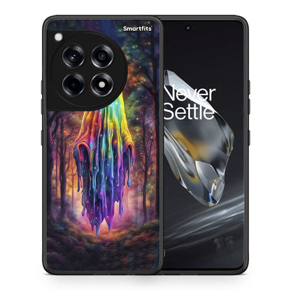 Θήκη OnePlus 12 Halloween Ghost από τη Smartfits με σχέδιο στο πίσω μέρος και μαύρο περίβλημα | OnePlus 12 Halloween Ghost case with colorful back and black bezels