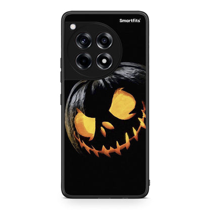 OnePlus 12 Halloween Scary Pumpkin Θήκη από τη Smartfits με σχέδιο στο πίσω μέρος και μαύρο περίβλημα | Smartphone case with colorful back and black bezels by Smartfits