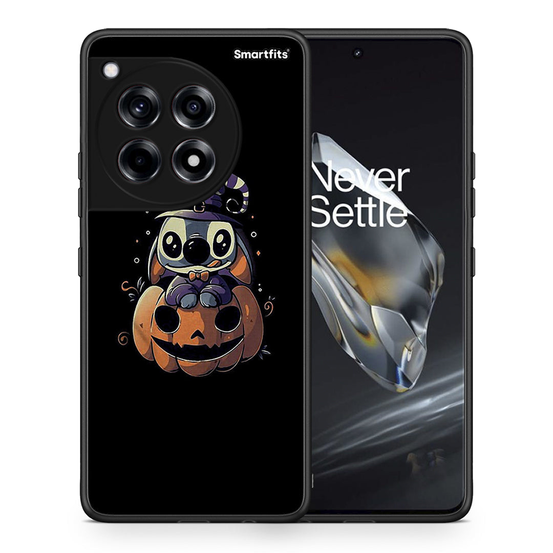 Θήκη OnePlus 12 Halloween Stitch από τη Smartfits με σχέδιο στο πίσω μέρος και μαύρο περίβλημα | OnePlus 12 Halloween Stitch case with colorful back and black bezels