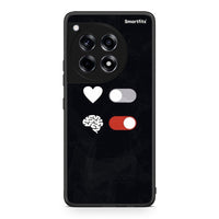 Thumbnail for OnePlus 12 Heart Vs Brain Θήκη Αγίου Βαλεντίνου από τη Smartfits με σχέδιο στο πίσω μέρος και μαύρο περίβλημα | Smartphone case with colorful back and black bezels by Smartfits