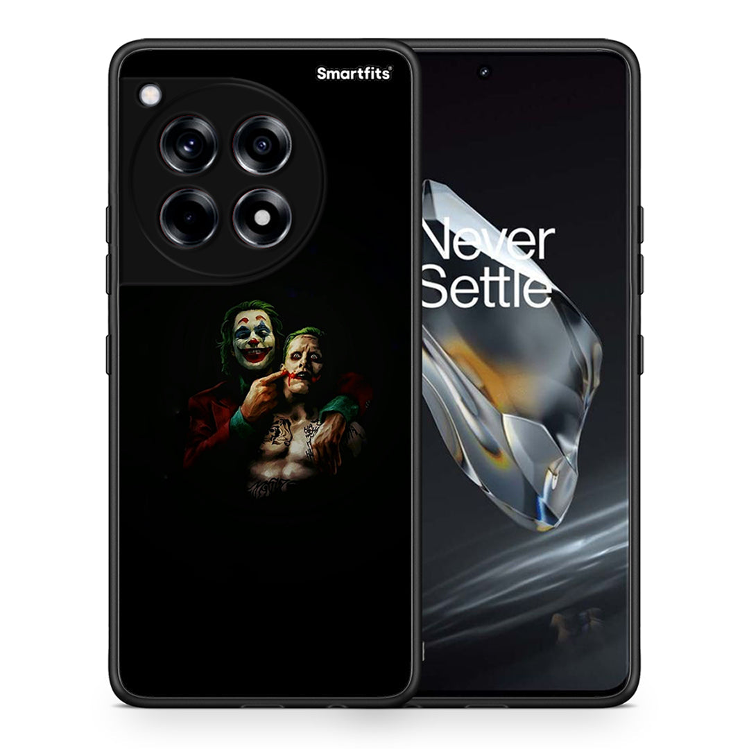 Θήκη OnePlus 12 Clown Hero από τη Smartfits με σχέδιο στο πίσω μέρος και μαύρο περίβλημα | OnePlus 12 Clown Hero case with colorful back and black bezels