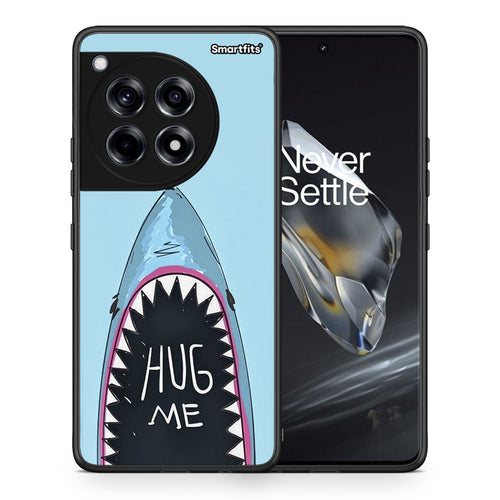 Θήκη OnePlus 12 Hug Me από τη Smartfits με σχέδιο στο πίσω μέρος και μαύρο περίβλημα | OnePlus 12 Hug Me case with colorful back and black bezels