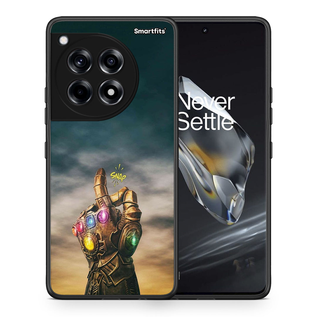 Θήκη OnePlus 12 Infinity Snap από τη Smartfits με σχέδιο στο πίσω μέρος και μαύρο περίβλημα | OnePlus 12 Infinity Snap case with colorful back and black bezels
