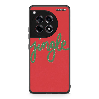 OnePlus 12 Jingle Xmas θήκη από τη Smartfits με σχέδιο στο πίσω μέρος και μαύρο περίβλημα | Smartphone case with colorful back and black bezels by Smartfits