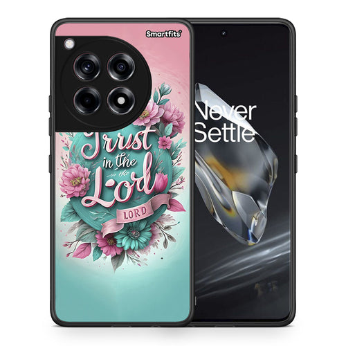 Θήκη OnePlus 12 Lord Trust από τη Smartfits με σχέδιο στο πίσω μέρος και μαύρο περίβλημα | OnePlus 12 Lord Trust case with colorful back and black bezels