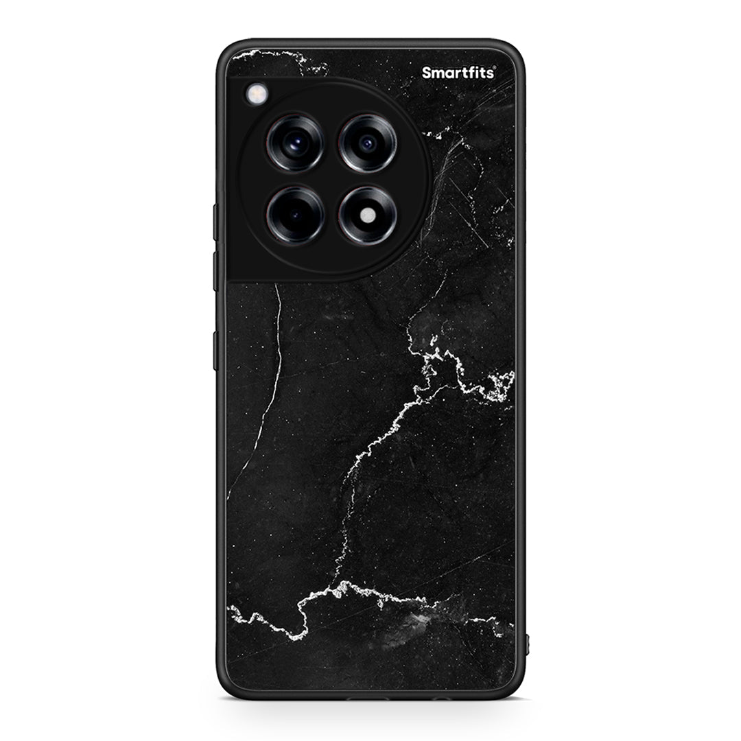 OnePlus 12 Marble Black θήκη από τη Smartfits με σχέδιο στο πίσω μέρος και μαύρο περίβλημα | Smartphone case with colorful back and black bezels by Smartfits