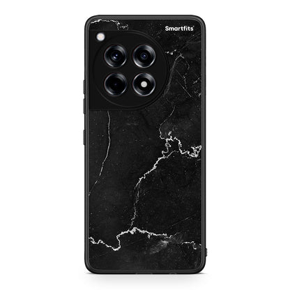 OnePlus 12 Marble Black θήκη από τη Smartfits με σχέδιο στο πίσω μέρος και μαύρο περίβλημα | Smartphone case with colorful back and black bezels by Smartfits