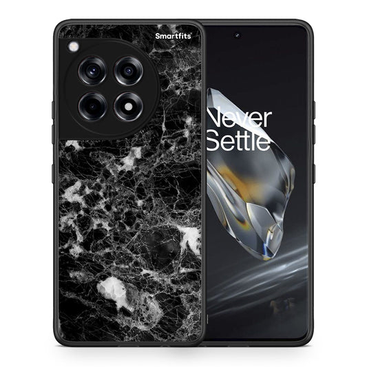 Θήκη OnePlus 12 Male Marble από τη Smartfits με σχέδιο στο πίσω μέρος και μαύρο περίβλημα | OnePlus 12 Male Marble case with colorful back and black bezels