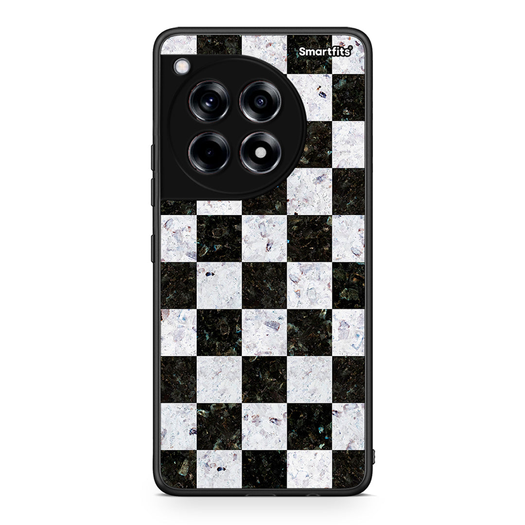 4 - OnePlus 12 Square Geometric Marble case, cover, bumper
