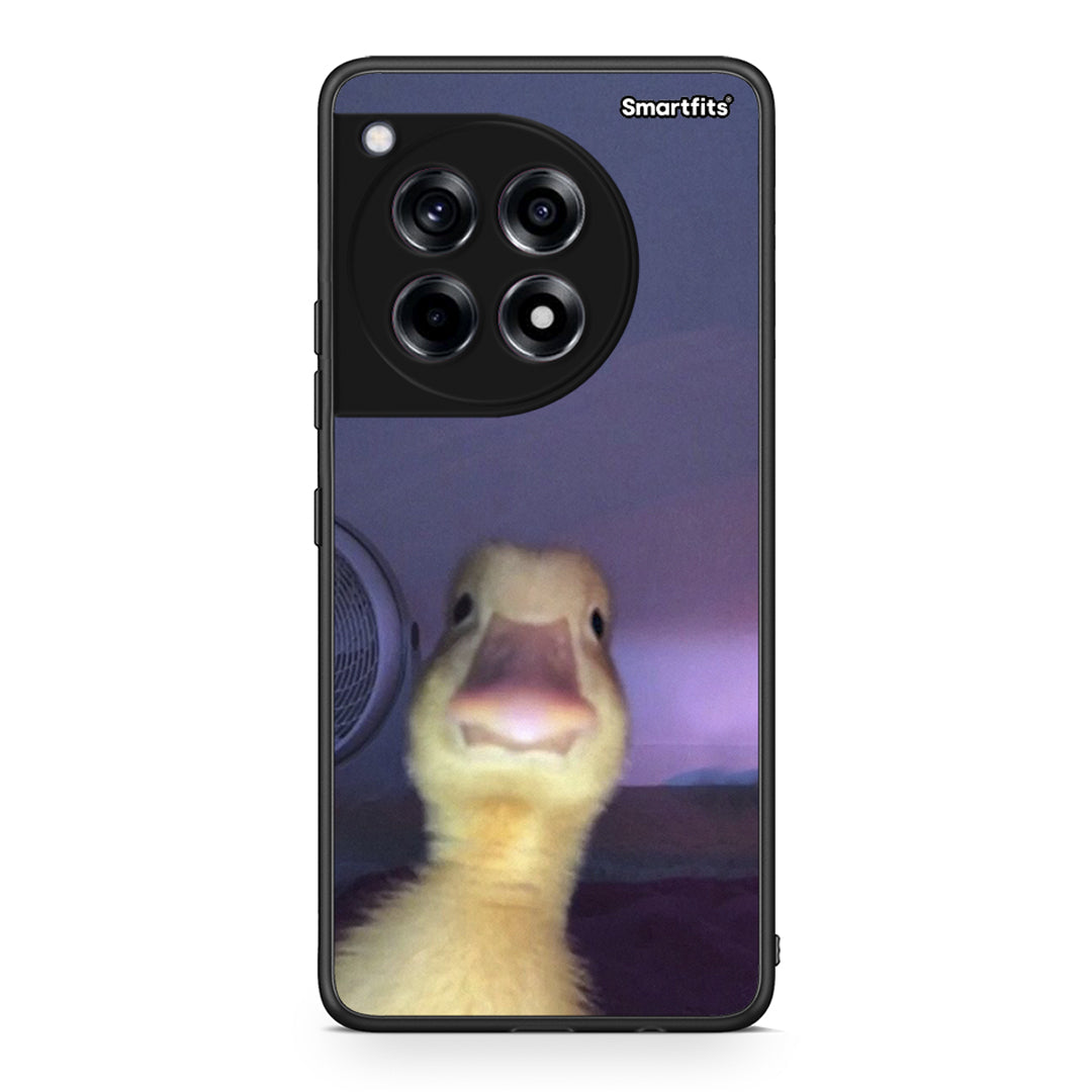 OnePlus 12 Meme Duck θήκη από τη Smartfits με σχέδιο στο πίσω μέρος και μαύρο περίβλημα | Smartphone case with colorful back and black bezels by Smartfits