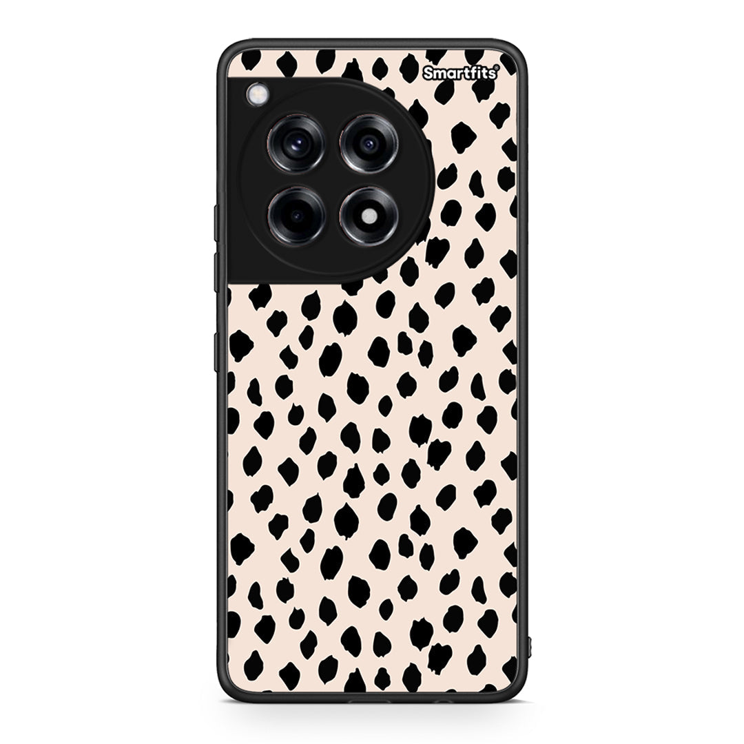 OnePlus 12 New Polka Dots θήκη από τη Smartfits με σχέδιο στο πίσω μέρος και μαύρο περίβλημα | Smartphone case with colorful back and black bezels by Smartfits