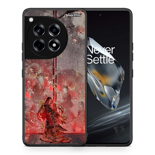 Θήκη OnePlus 12 Nezuko Kamado από τη Smartfits με σχέδιο στο πίσω μέρος και μαύρο περίβλημα | OnePlus 12 Nezuko Kamado case with colorful back and black bezels