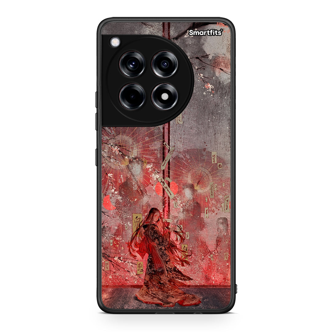 OnePlus 12 Nezuko Kamado θήκη από τη Smartfits με σχέδιο στο πίσω μέρος και μαύρο περίβλημα | Smartphone case with colorful back and black bezels by Smartfits