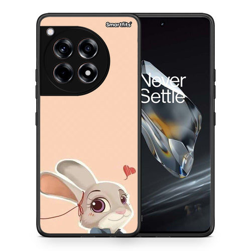 Θήκη OnePlus 12 Nick Wilde And Judy Hopps Love 2 από τη Smartfits με σχέδιο στο πίσω μέρος και μαύρο περίβλημα | OnePlus 12 Nick Wilde And Judy Hopps Love 2 case with colorful back and black bezels