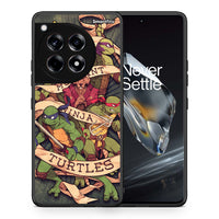 Thumbnail for Θήκη OnePlus 12 Ninja Turtles από τη Smartfits με σχέδιο στο πίσω μέρος και μαύρο περίβλημα | OnePlus 12 Ninja Turtles case with colorful back and black bezels