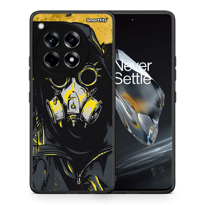 Θήκη OnePlus 12 Mask PopArt από τη Smartfits με σχέδιο στο πίσω μέρος και μαύρο περίβλημα | OnePlus 12 Mask PopArt case with colorful back and black bezels