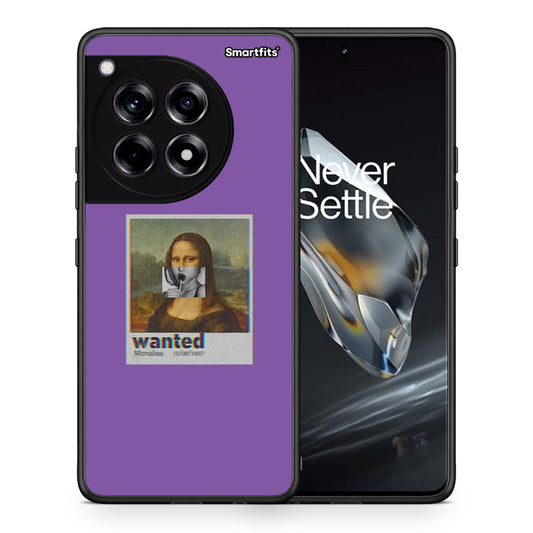 Θήκη OnePlus 12 Monalisa Popart από τη Smartfits με σχέδιο στο πίσω μέρος και μαύρο περίβλημα | OnePlus 12 Monalisa Popart case with colorful back and black bezels