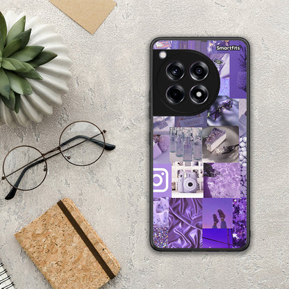 Purple Aesthetic Collage - OnePlus 12 θήκη