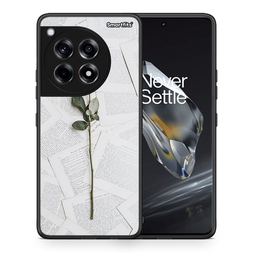 Θήκη OnePlus 12 Red Rose από τη Smartfits με σχέδιο στο πίσω μέρος και μαύρο περίβλημα | OnePlus 12 Red Rose case with colorful back and black bezels
