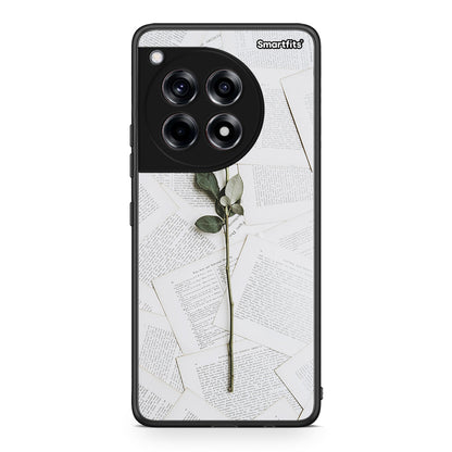 OnePlus 12 Red Rose θήκη από τη Smartfits με σχέδιο στο πίσω μέρος και μαύρο περίβλημα | Smartphone case with colorful back and black bezels by Smartfits