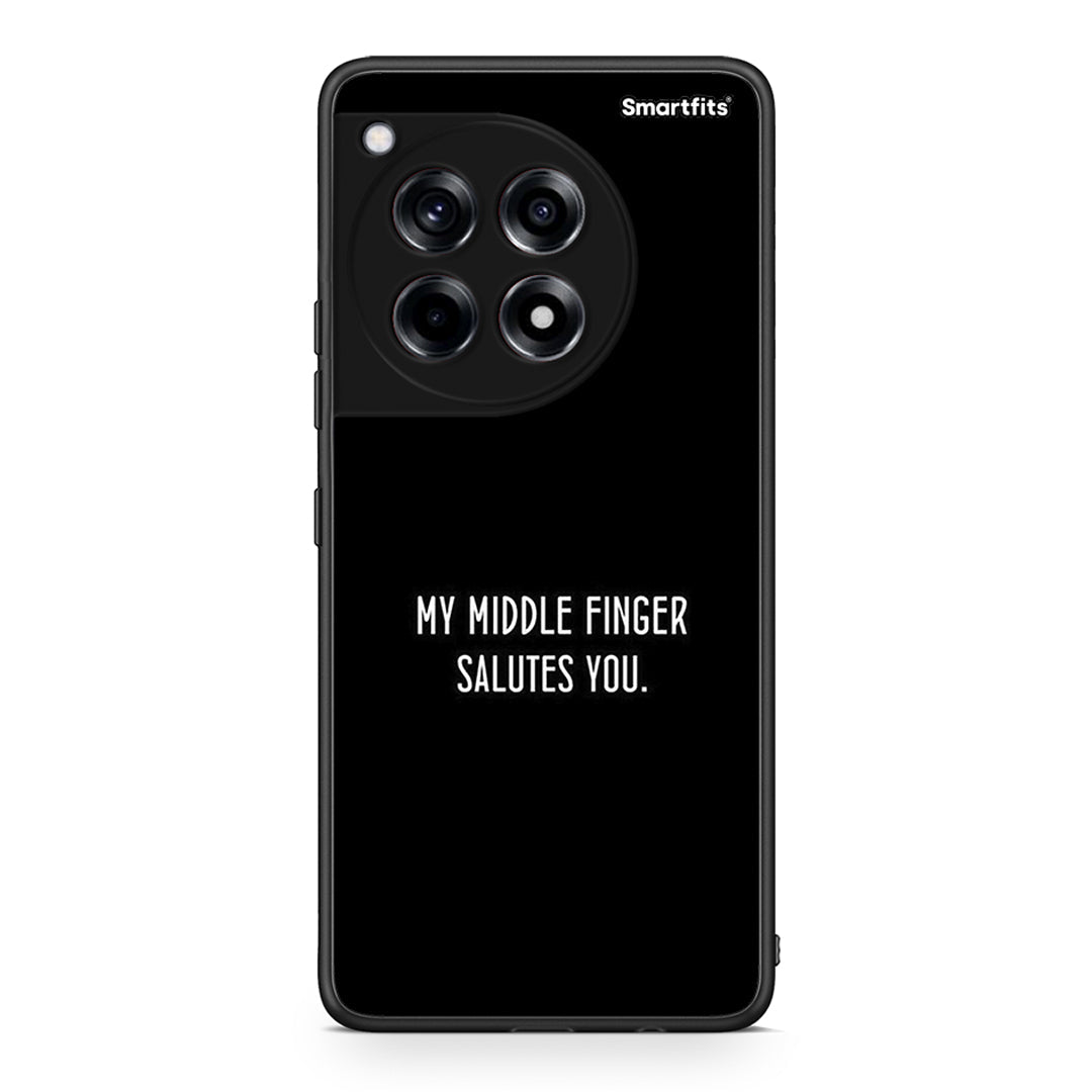 OnePlus 12 Salute θήκη από τη Smartfits με σχέδιο στο πίσω μέρος και μαύρο περίβλημα | Smartphone case with colorful back and black bezels by Smartfits