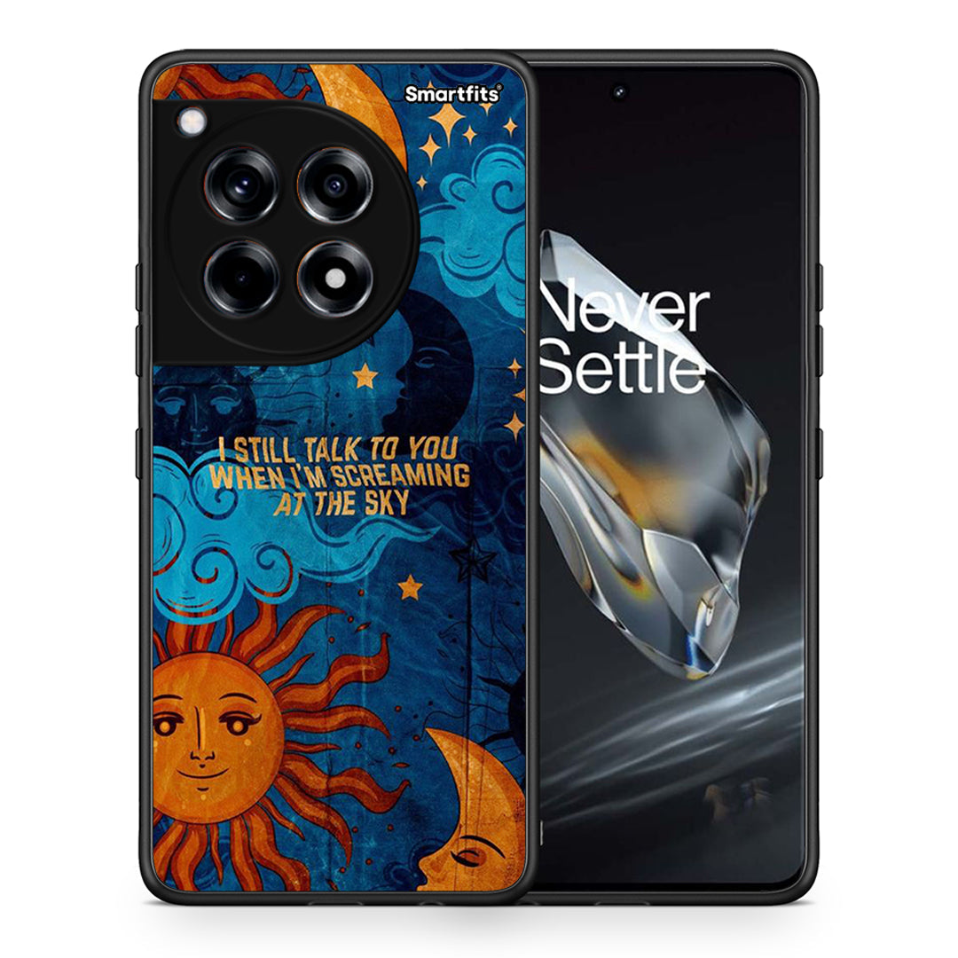 Θήκη OnePlus 12 Screaming Sky από τη Smartfits με σχέδιο στο πίσω μέρος και μαύρο περίβλημα | OnePlus 12 Screaming Sky case with colorful back and black bezels