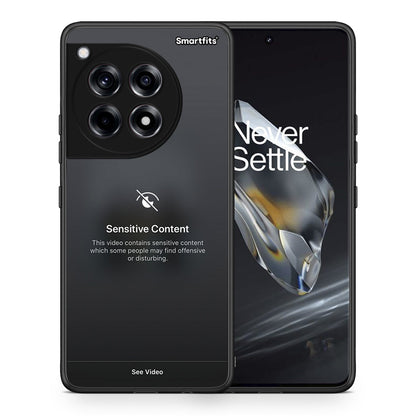 Θήκη OnePlus 12 Sensitive Content από τη Smartfits με σχέδιο στο πίσω μέρος και μαύρο περίβλημα | OnePlus 12 Sensitive Content case with colorful back and black bezels