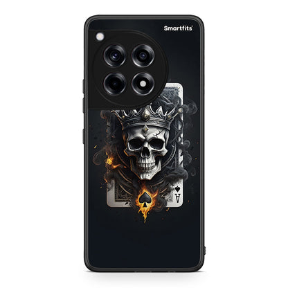 OnePlus 12 Skull King Ace θήκη από τη Smartfits με σχέδιο στο πίσω μέρος και μαύρο περίβλημα | Smartphone case with colorful back and black bezels by Smartfits