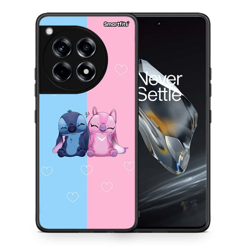 Θήκη OnePlus 12 Stitch And Angel από τη Smartfits με σχέδιο στο πίσω μέρος και μαύρο περίβλημα | OnePlus 12 Stitch And Angel case with colorful back and black bezels