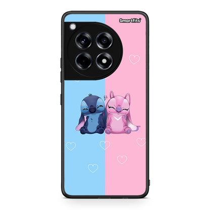 OnePlus 12 Stitch And Angel θήκη από τη Smartfits με σχέδιο στο πίσω μέρος και μαύρο περίβλημα | Smartphone case with colorful back and black bezels by Smartfits