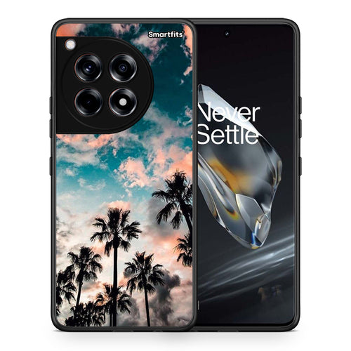 Θήκη OnePlus 12 Sky Summer από τη Smartfits με σχέδιο στο πίσω μέρος και μαύρο περίβλημα | OnePlus 12 Sky Summer case with colorful back and black bezels