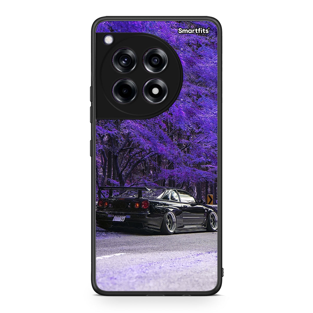 OnePlus 12 Super Car Θήκη Αγίου Βαλεντίνου από τη Smartfits με σχέδιο στο πίσω μέρος και μαύρο περίβλημα | Smartphone case with colorful back and black bezels by Smartfits