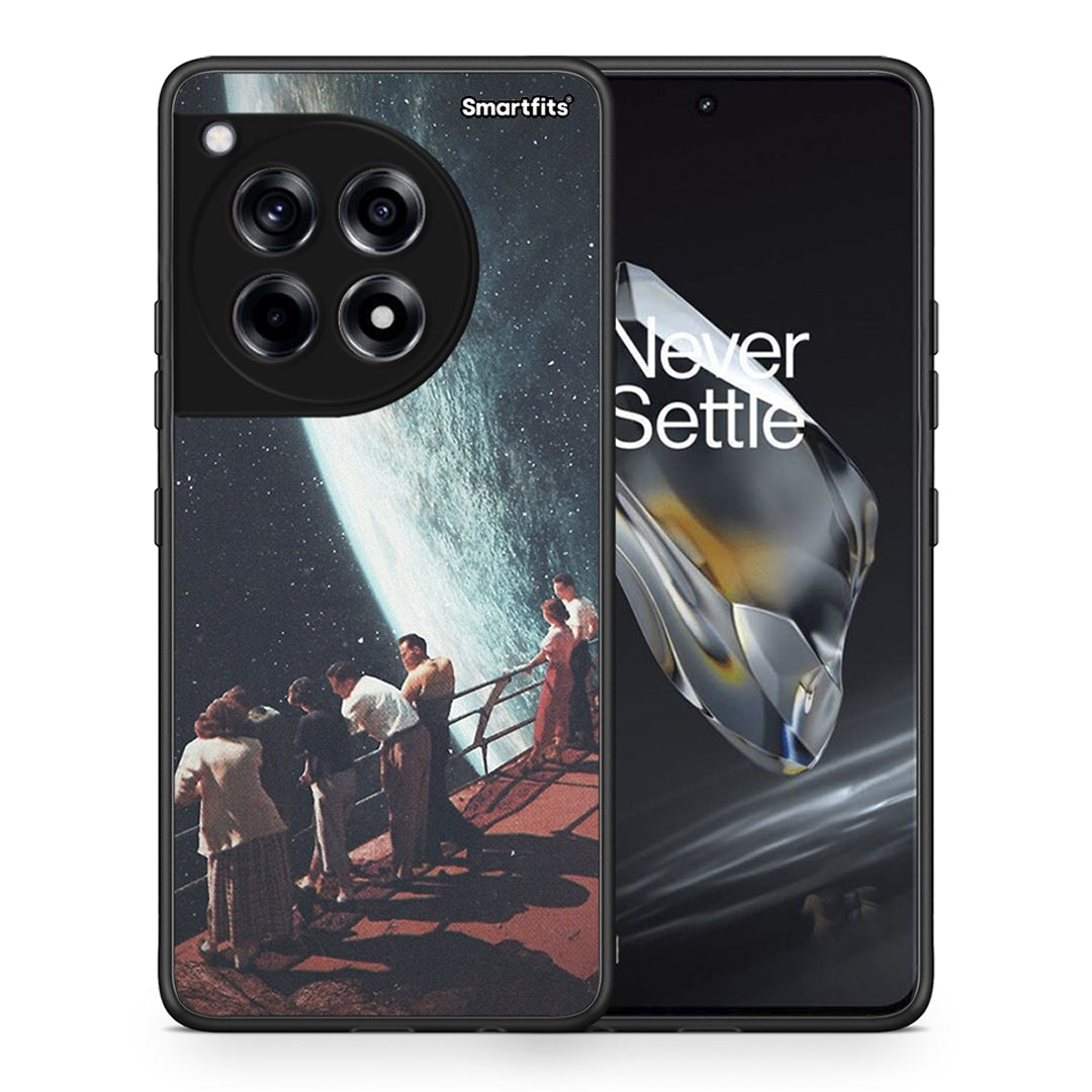 Θήκη OnePlus 12 Surreal View από τη Smartfits με σχέδιο στο πίσω μέρος και μαύρο περίβλημα | OnePlus 12 Surreal View case with colorful back and black bezels