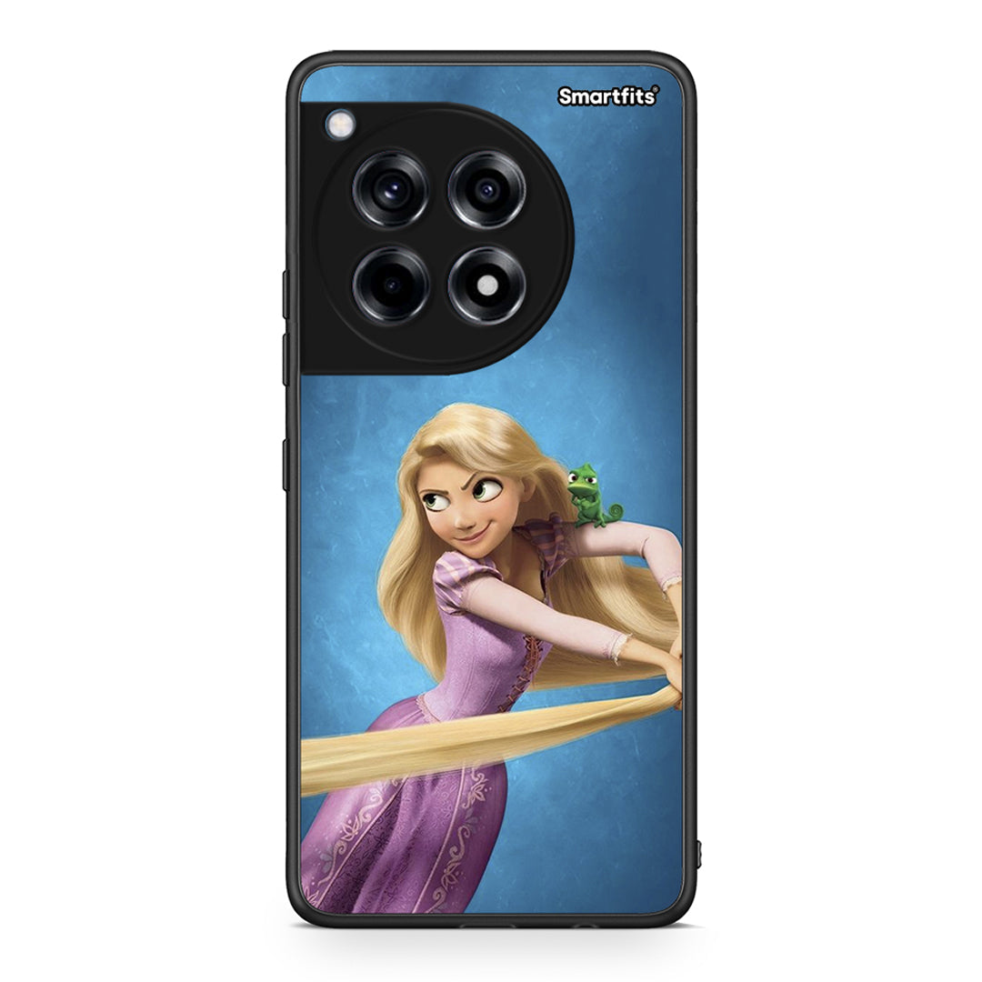 OnePlus 12 Tangled 2 Θήκη Αγίου Βαλεντίνου από τη Smartfits με σχέδιο στο πίσω μέρος και μαύρο περίβλημα | Smartphone case with colorful back and black bezels by Smartfits