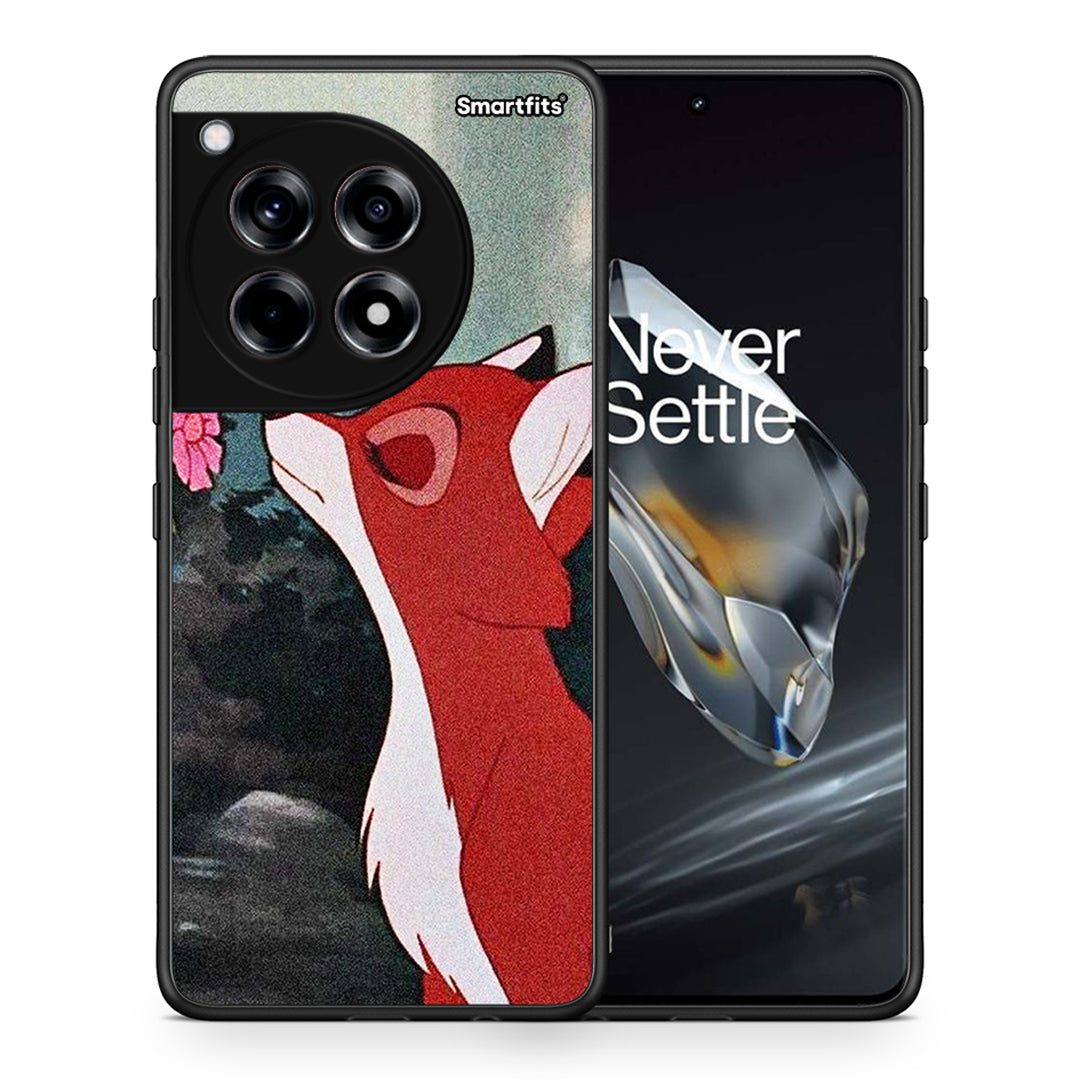 Θήκη OnePlus 12 Tod And Vixey Love 2 από τη Smartfits με σχέδιο στο πίσω μέρος και μαύρο περίβλημα | OnePlus 12 Tod And Vixey Love 2 case with colorful back and black bezels
