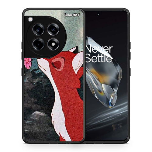 Θήκη OnePlus 12 Tod And Vixey Love 2 από τη Smartfits με σχέδιο στο πίσω μέρος και μαύρο περίβλημα | OnePlus 12 Tod And Vixey Love 2 case with colorful back and black bezels