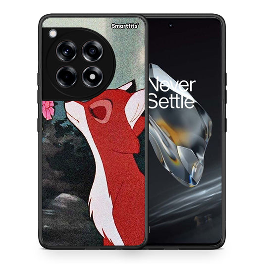 Θήκη OnePlus 12 Tod And Vixey Love 2 από τη Smartfits με σχέδιο στο πίσω μέρος και μαύρο περίβλημα | OnePlus 12 Tod And Vixey Love 2 case with colorful back and black bezels