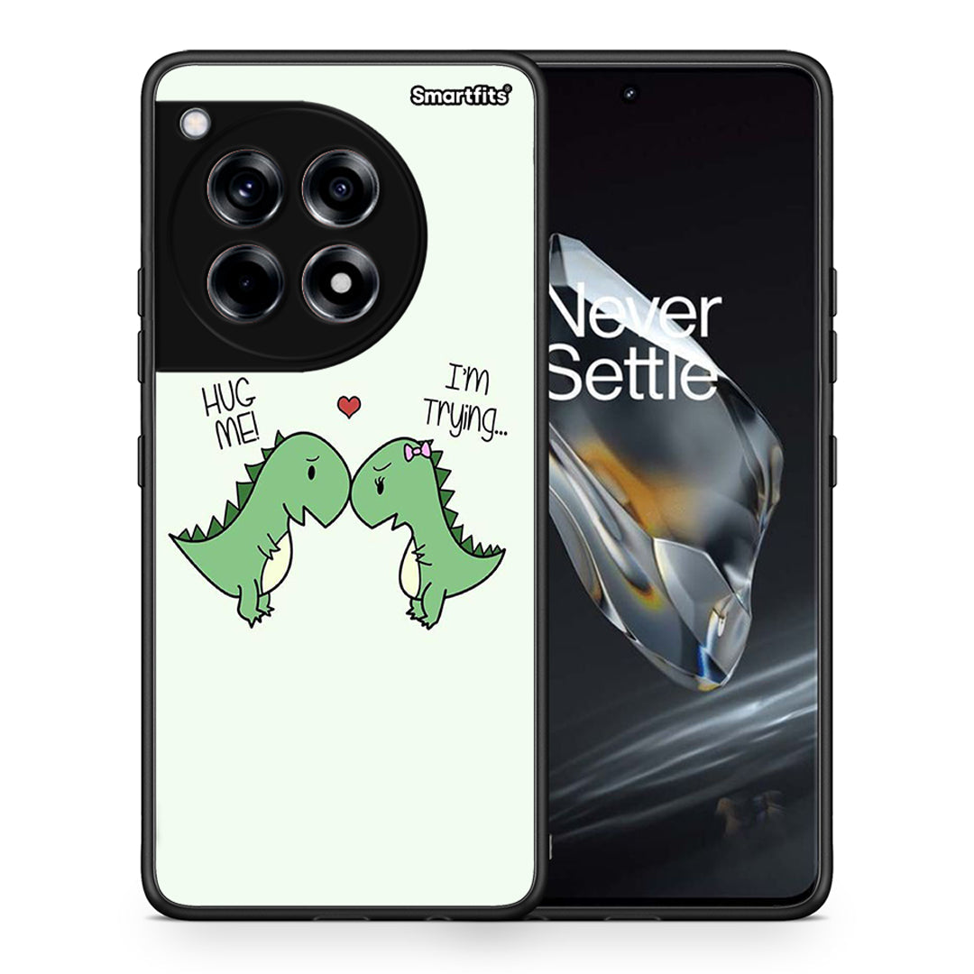 Θήκη OnePlus 12 Rex Valentine από τη Smartfits με σχέδιο στο πίσω μέρος και μαύρο περίβλημα | OnePlus 12 Rex Valentine case with colorful back and black bezels