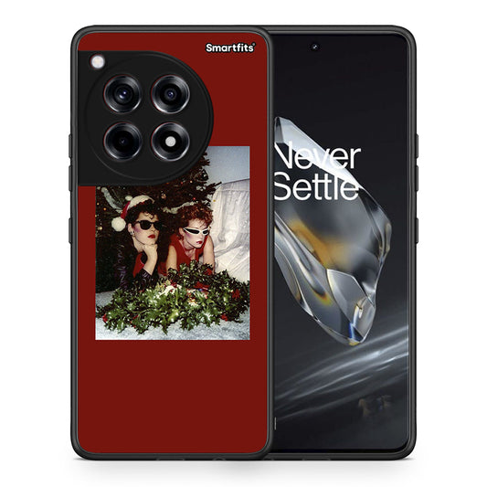 Θήκη OnePlus 12 Waiting For Xmas από τη Smartfits με σχέδιο στο πίσω μέρος και μαύρο περίβλημα | OnePlus 12 Waiting For Xmas case with colorful back and black bezels