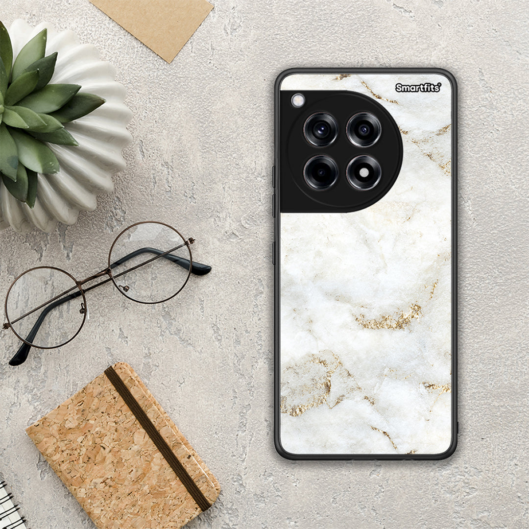White Gold Marble - OnePlus 12 θήκη